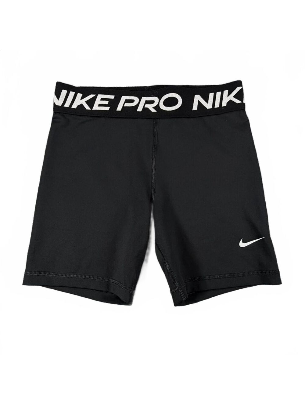Girl's Kids Youth Nike Pro Dri-Fit Compression Athletic Shorts Black Size L